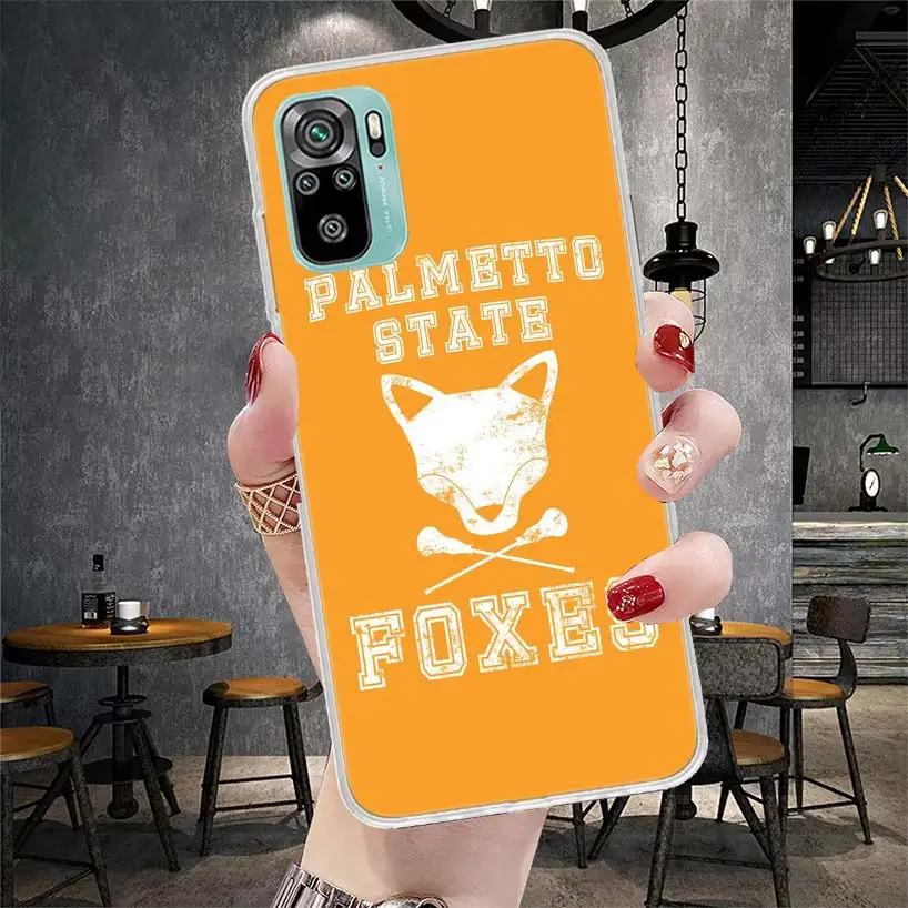 Andreil All For The Game Palmetto State Foxes Soft Phone Case For Xiaomi Redmi Note 12 12S 13 11 11S 10 10S 11T 11E Pro Plus 9 9