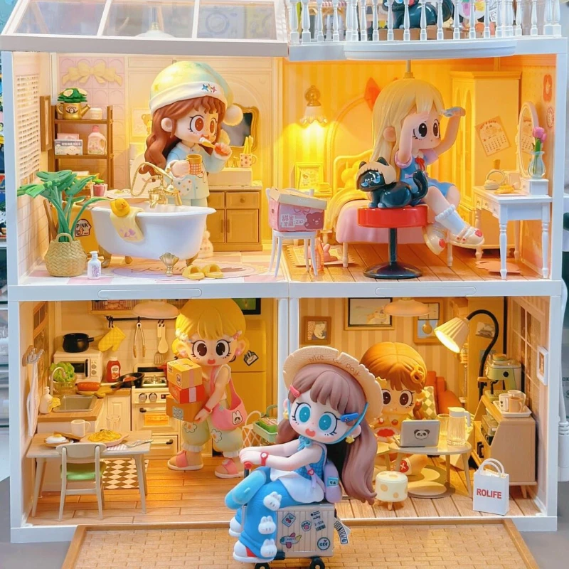 

Серия Milay Daily Times, слепая коробка, кавайные аниме-фигурки, загадочная коробка, игрушки, подвеска, настольный декор, коллекция, подарок-сюрприз для девочки