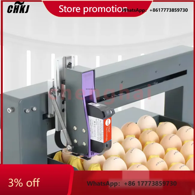 

CHKJ-2025NEWWECARE Good Quality Continuous Inkjet Egg Printer Automatic Egg Coding Machine