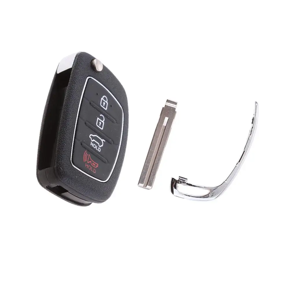 Remote Key Fob Housing Plastic Car Key Case Sleek Car Key Shell for Hyundai Elantra IX25 IX35 Verna Easy Upgrade