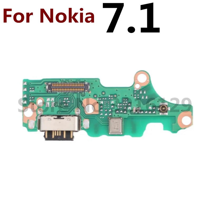 New USB Charge Charging Port Dock Connector Mic Board Flex Cable For Nokia 7 Plus 7.1 7.2 8 8.1 6.2 X5 X6 X7 C1 C2 C20 C30 G20