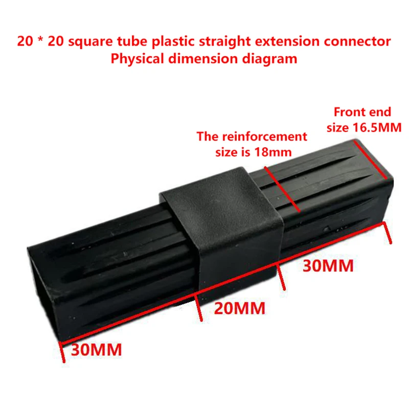 New 1/5Pcs 20MM 2/3/4-/5-way Cross Square Pipe Fittings 20X20Pipe Angle Code Hexagonal Through Plastic Fittings ABS Connector