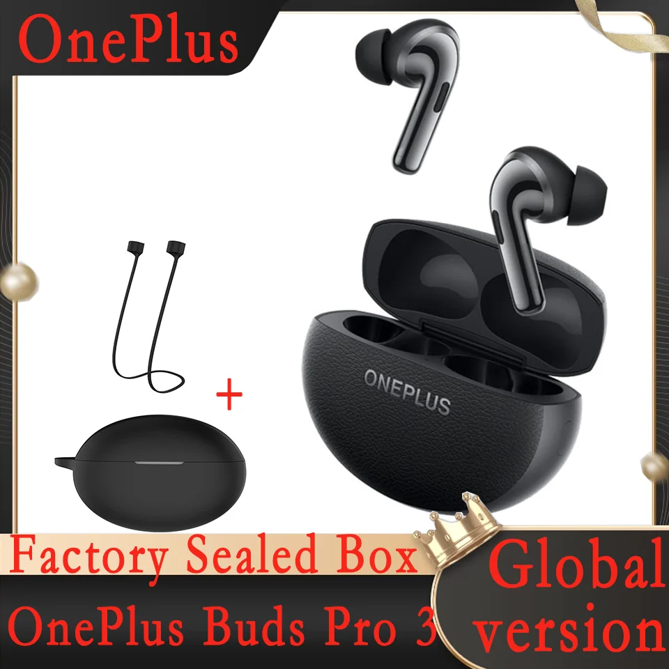 OnePlus Buds Pro 3 E512A, TWS AI Clear Earphone, Google Fast Pair, For OnePlus 13 Nord 4 Global Original New Sealed Earbuds