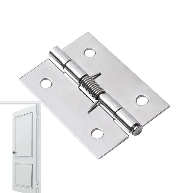 Spring Door Hinges Automatic Rebound Hinge with Spring Stainless Steel Door Window Cupboard Folding Hinges Furniture Hardware