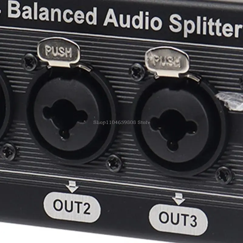 4 canais som splitter splitter working Extender Isolator Common Ground Ground