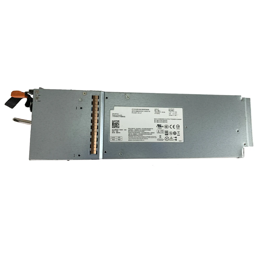 100% test for power supply for MD1200 MD3200 3200i MD3600F 6N7YJ L600E-S0 Work Good