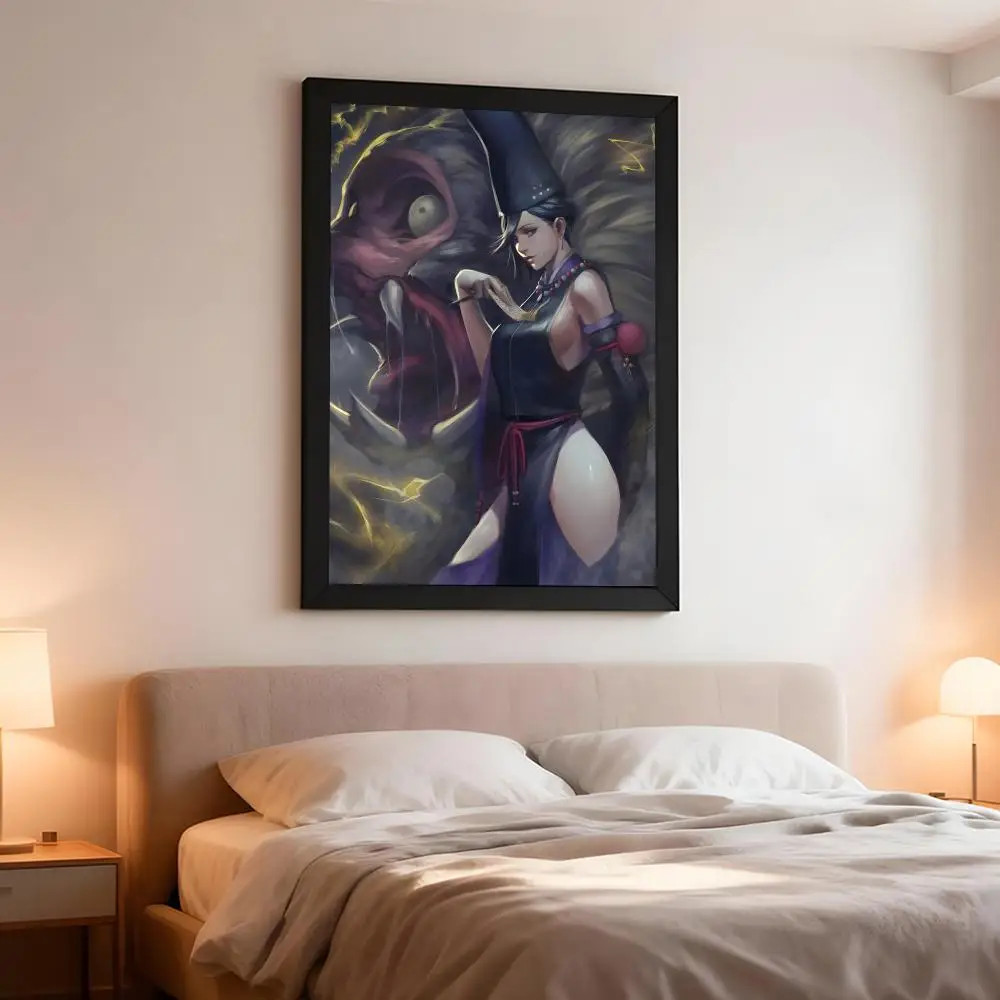game action N-Nioh Poster Artistic Instant Peel-Off Wall Decor Atmosphere Setter for Bedside & Shared Room