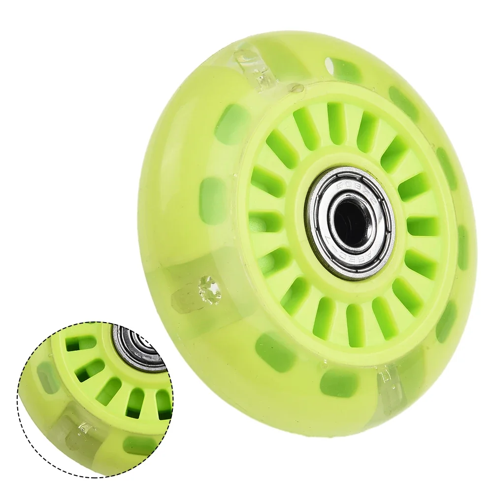 Children's Scooter Wheels Flashing Lighting Wheels Wheels Are Suitable For  Scooter Car Toy Wheels Flashing Wheel PU+metal