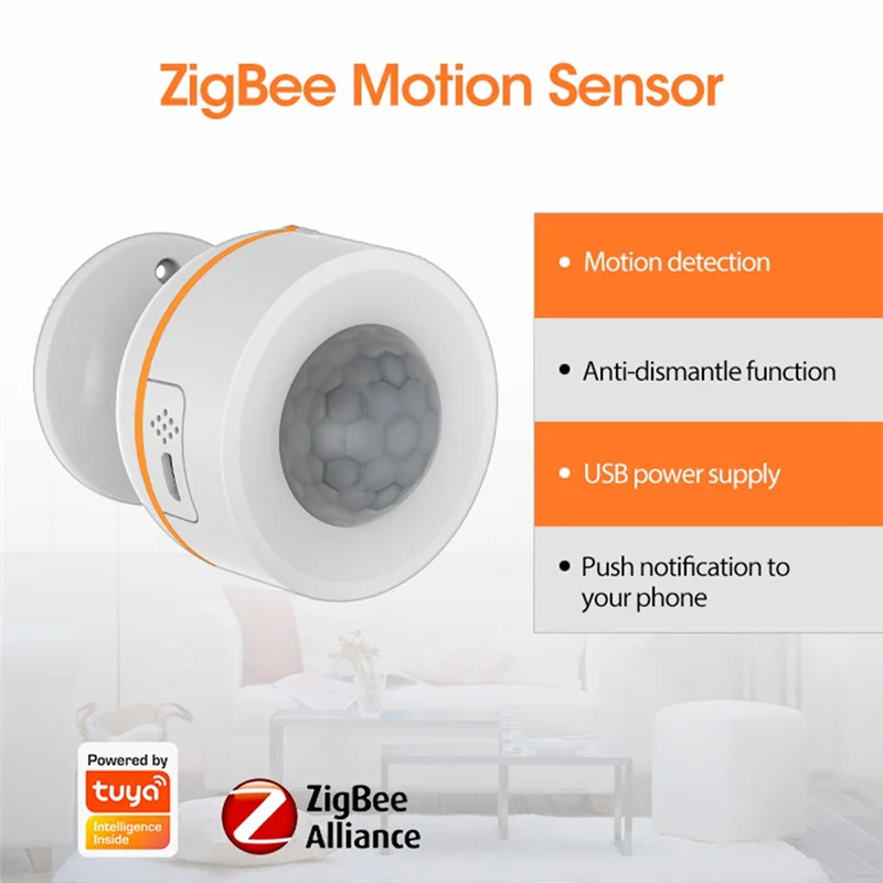 

Умный датчик присутствия человека Zigbee 3,0 Smart Life App Control Домашняя безопасность и автоматический датчик человека Tuya Durable-A