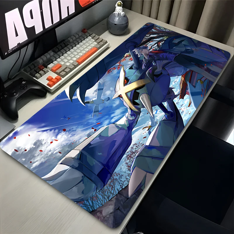 Computer Desk Mat Game P-pokemon Metagross Rubber Non-slip Large Mousepad Gaming Pc Accessories Keyboard Cabinet Table Pad