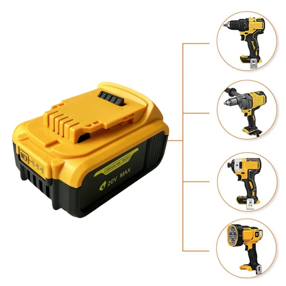 Battery Used For DeWalt Max XR 20V 6Ah DCB184 DCB205 LED Original lithium Battery