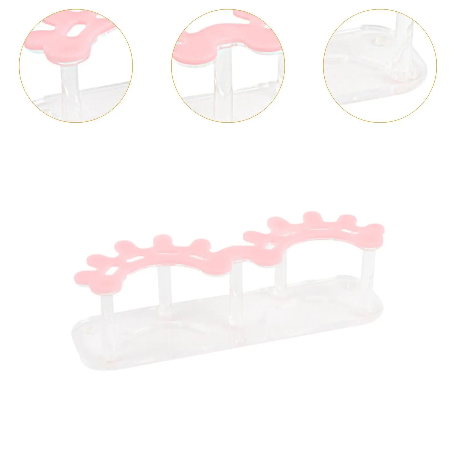 まつげエクステンションピンセットホルダー ピンセットスロット ポータブル エレガントなアクリルディスプレイ収納ラック ドレッシングルームギフト用