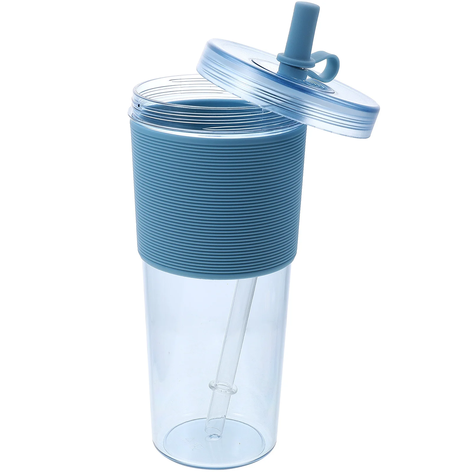

Large Capacity Water Cup with Straw Premium Portable Leakproof Clear Plastic Bottle for Outdoor Coffee Juice Milk Tea Use