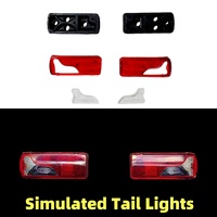 European Truck Taillight Upgrade Decoration For 1/14 Tamiya RC Scania 770S MAN BENZ Volvo Truck Trailer Tipper Model DIY Parts