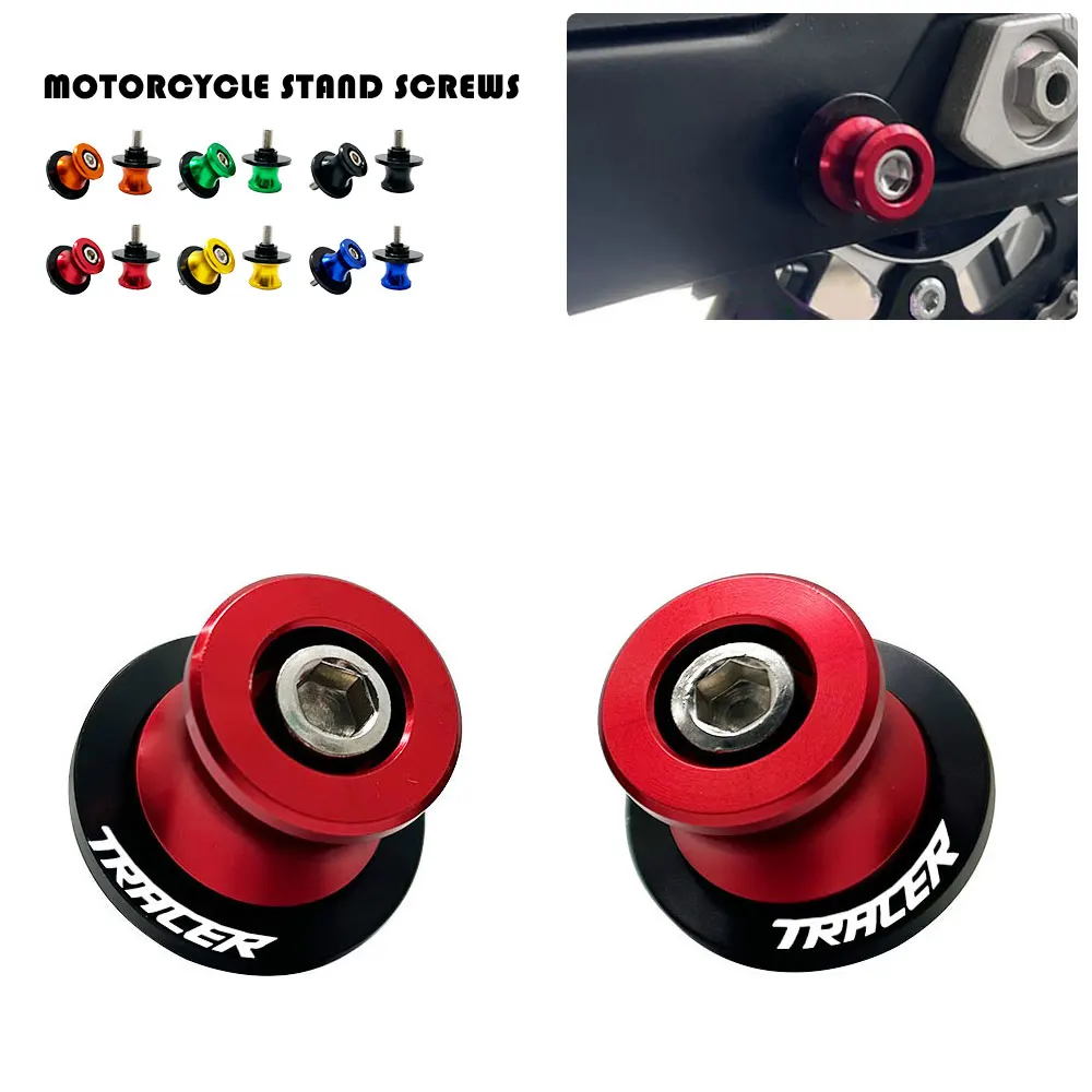 

6MM Stand Screws For YAMAHA Tracer 700Gt 900Gt 2016-2025 Motorcycle Accessories M6 Swingarm Slider Spools LOGO