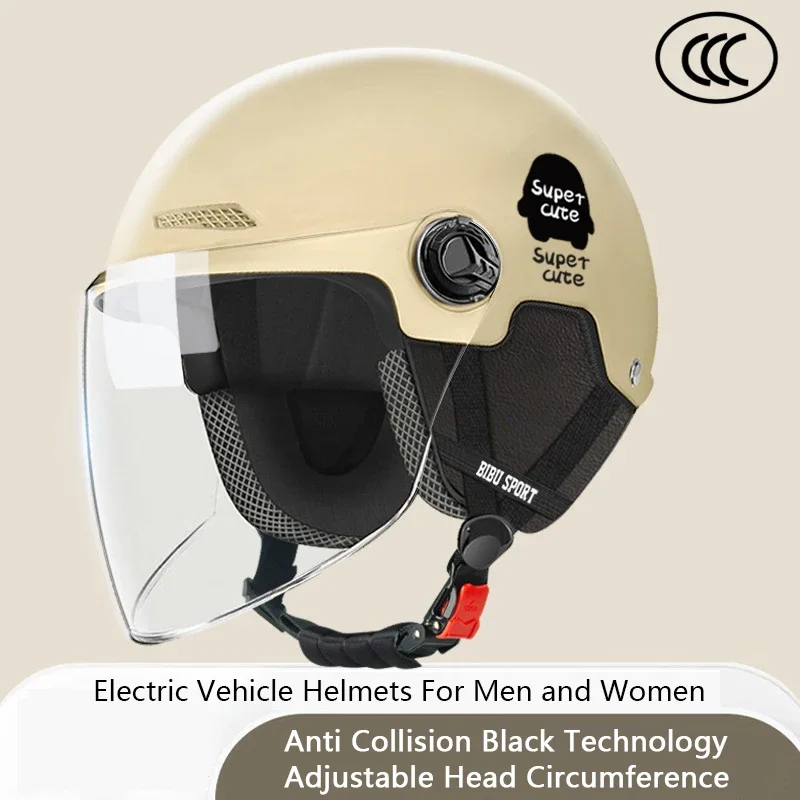 

Scooter Helmets Motorbike Helmet Shock-Absorbing Adult Moto Helmets Portable Bicycle Helmets For Men And Women Motorcycle Helmet