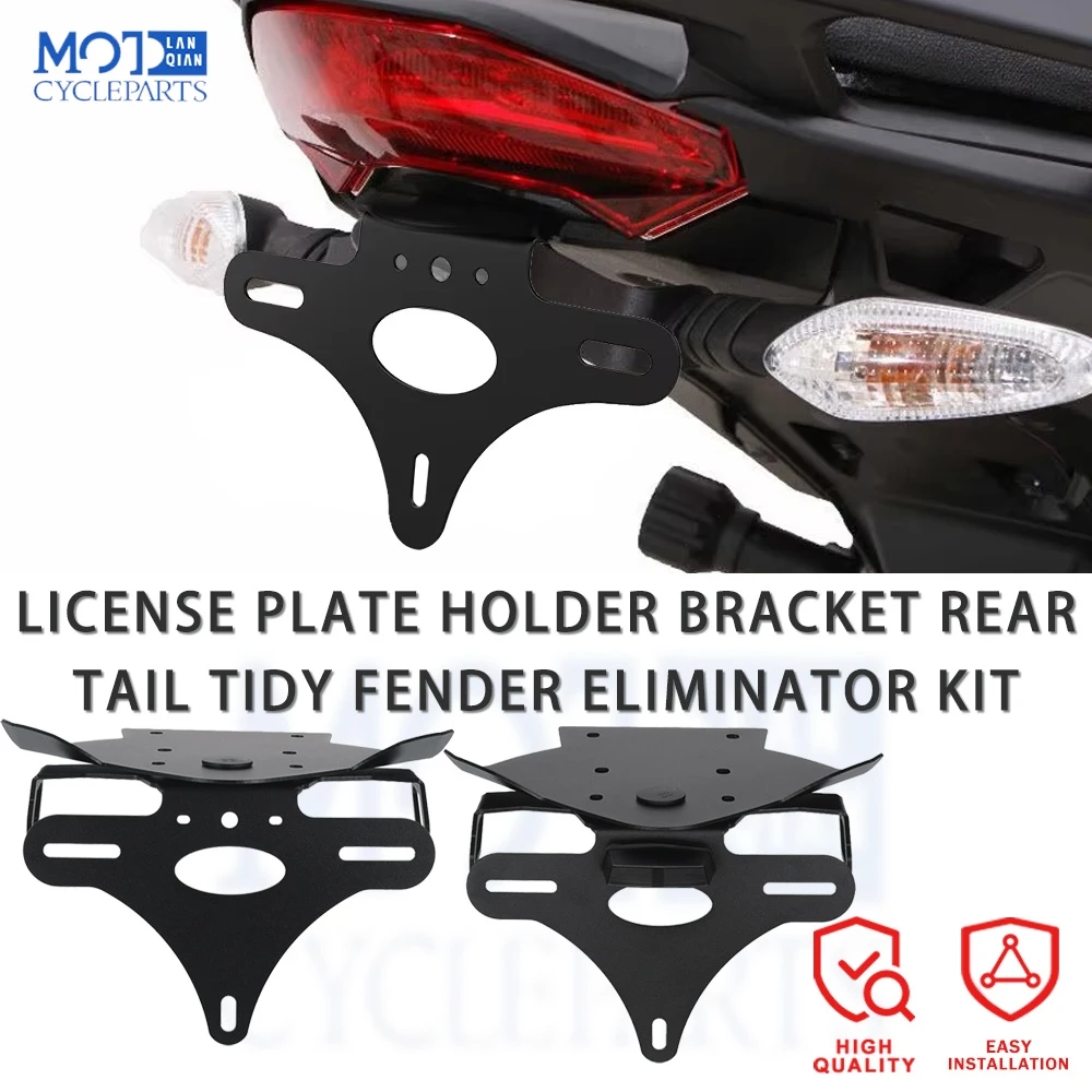 

For Ducati Multistrada 1200 /1200S 2010 2011 2012 2013 2014 Motorcycle License Plate Holder Rear Tail Tidy Fender Eliminator kit