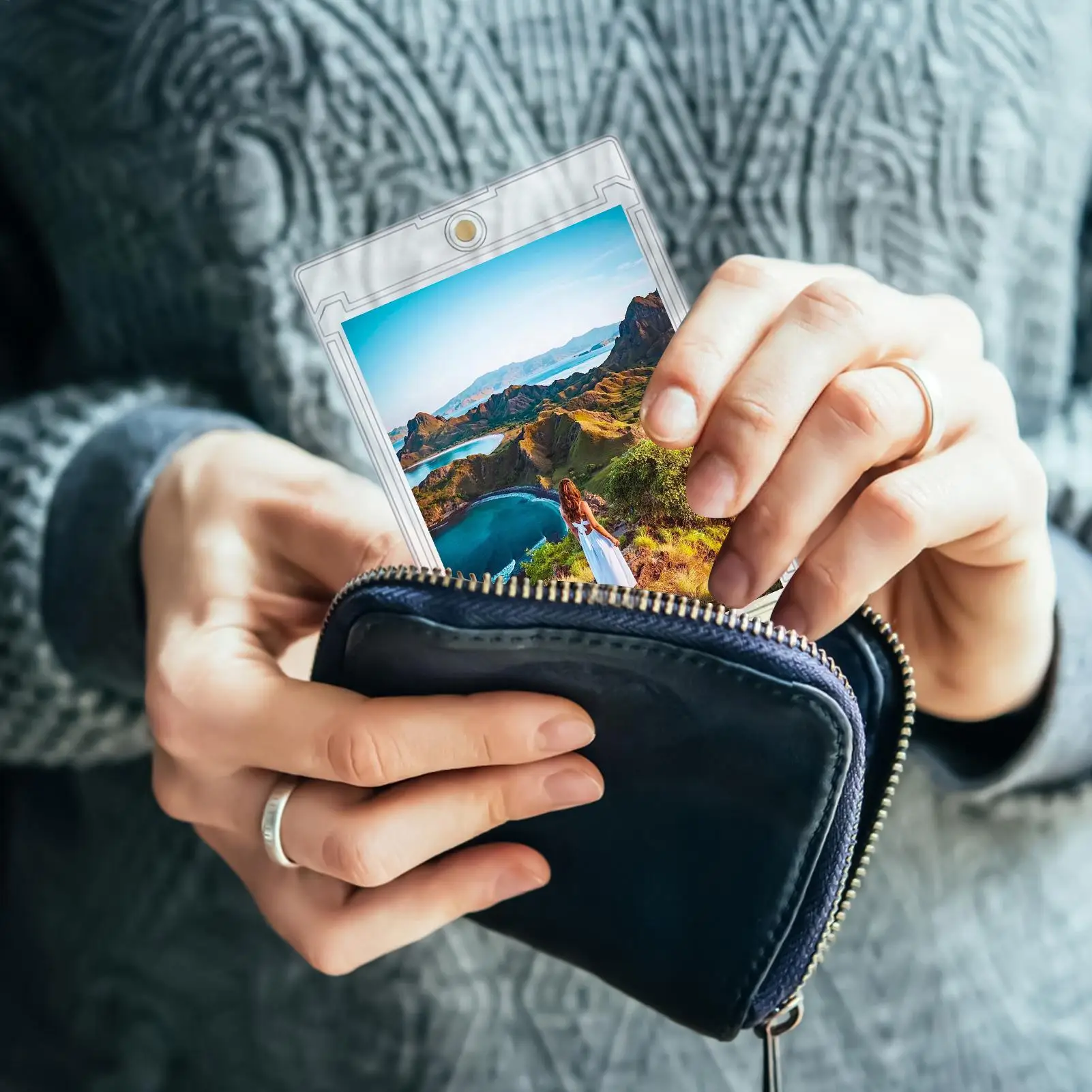 

Рукав для коллекционных карточек, прозрачные магнитные защитные приспособления для бейсбольных карточек, принадлежности для командных видов спорта для сохранения коллекции, витрины