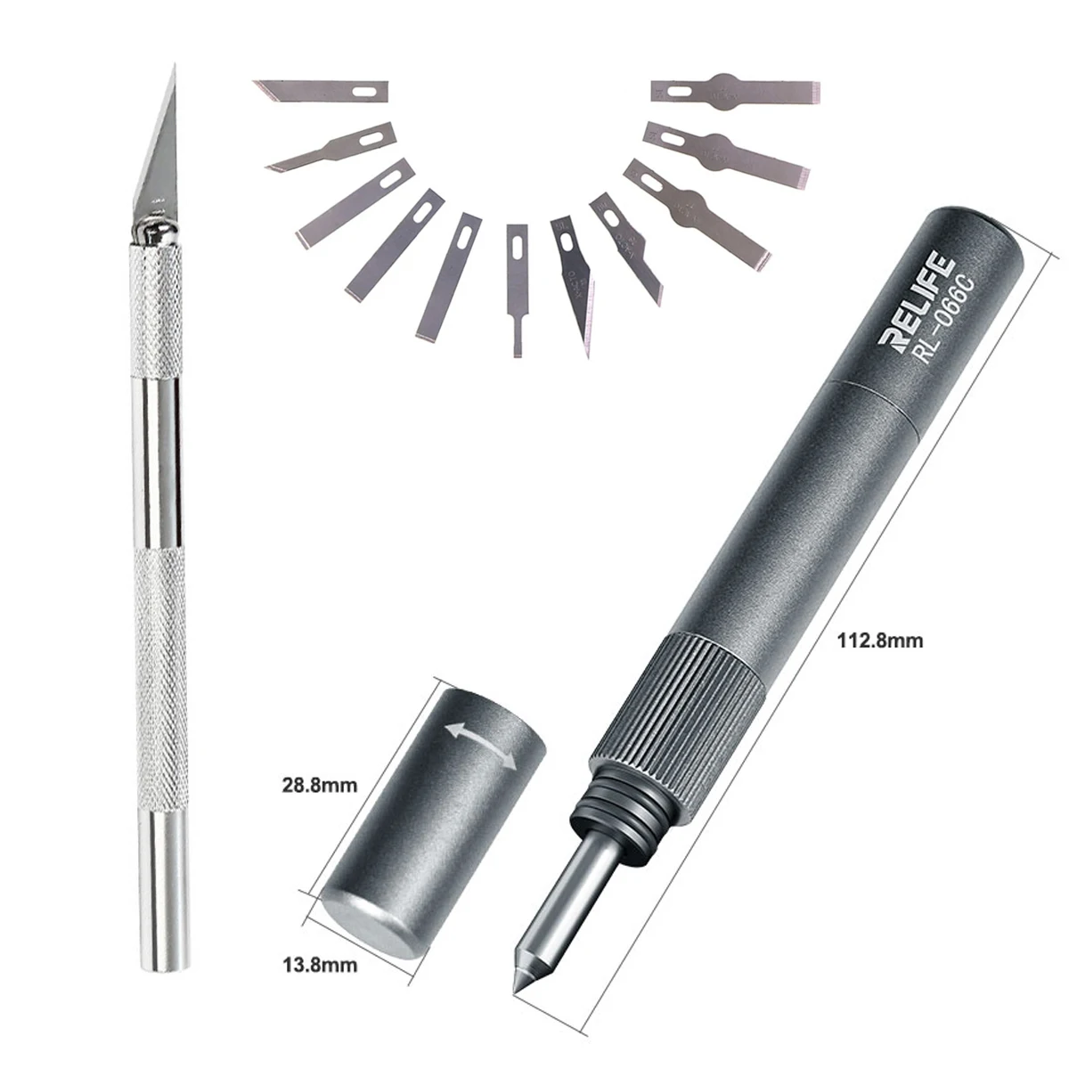 RL-066C herramienta de desmontaje de vidrio de cubierta trasera para iPhone X Xs Max Xr 11 -16 Pro Max reparación de carcasa trasera herramientas de apertura de vidrio