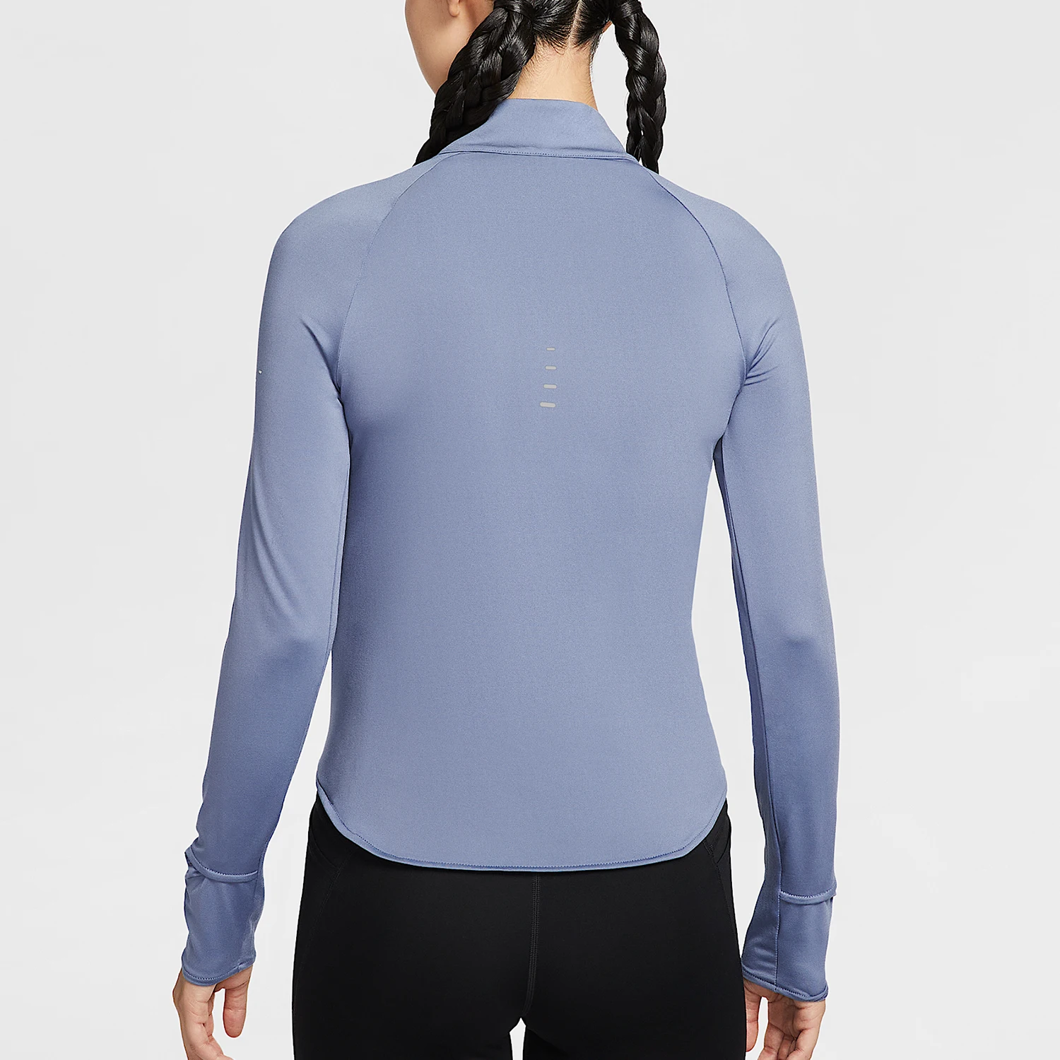 Nike genuine women's stand up collar running printed sports long sleeved top HQ0500-499