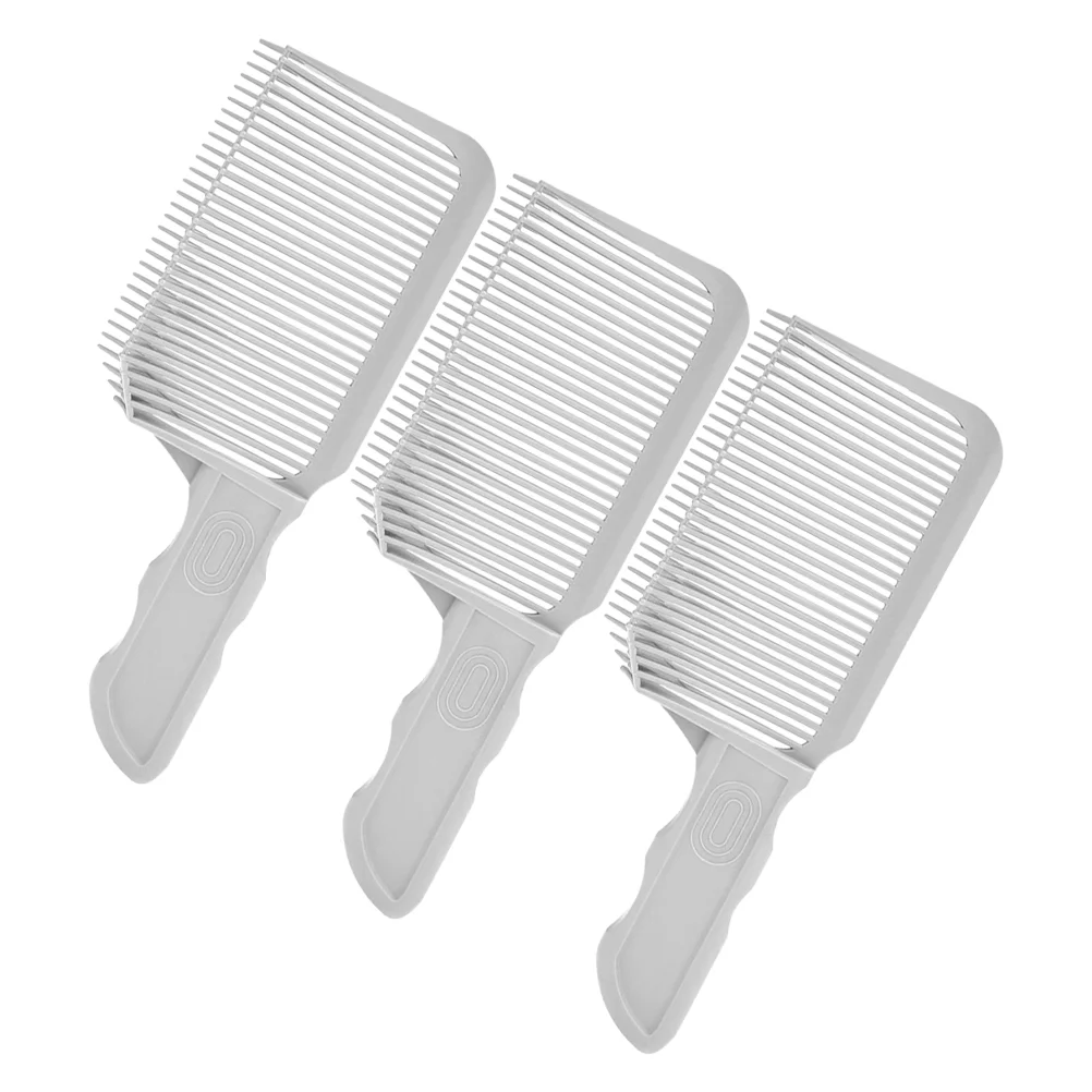 3 Pcs Men's Comb Blend Friend Hair Cutting Fade Haircut Tool Combs for Stylist Razor Barber