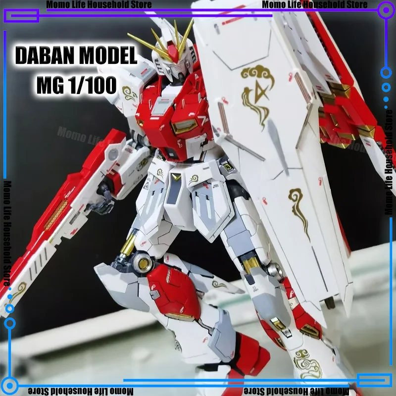 

DABAN 6619 MG 1/100 RX-93 V Ver Ka Китайская красная сборка Модель Наборы Пластиковый скелет Аниме Фигурка Робот Пластиковая модель Игрушки