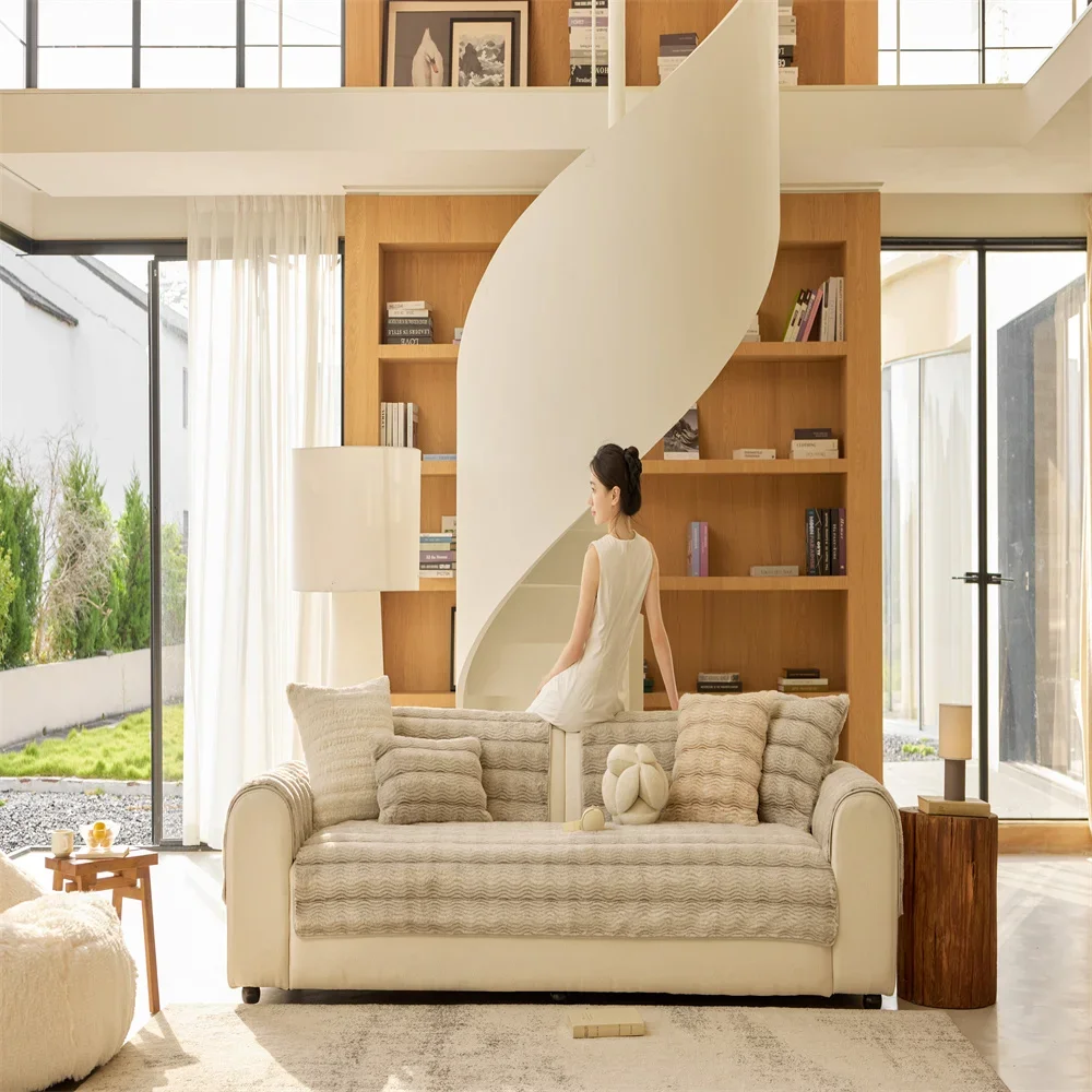 Sofa Cushion New Style Imitation Cotton and Linen All-season Anti-slip Cross-border Sofa Cover Full-cover Sofa Scarf