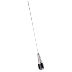 Mobile Antenna NMO Stainless Steel Spring Seismic VHF UHF 2M & 70cm 100W 3.15dB for Car Radio Base Station High Gain Aerials