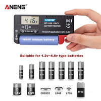 ANENG BT-168 PRO Digital Battery Capacity Tester 9V 1.5V Button Cell Test LCD Battery Universal Tester analyzers Test Tools