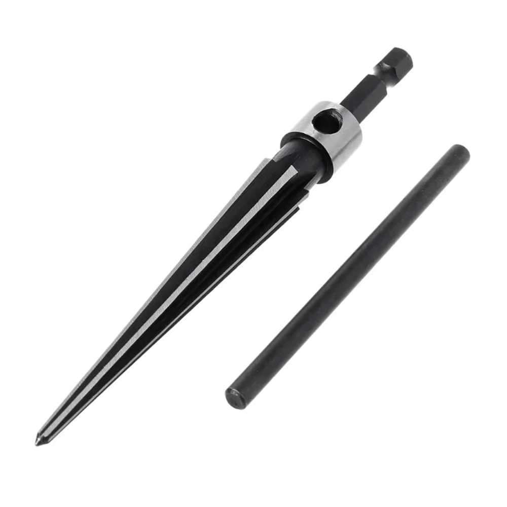 T Handle Tapered Reamer 6 Flute Beveling Repair Trimming Workshop 3-13mm Carbon steel Cutting Drilling Fixture