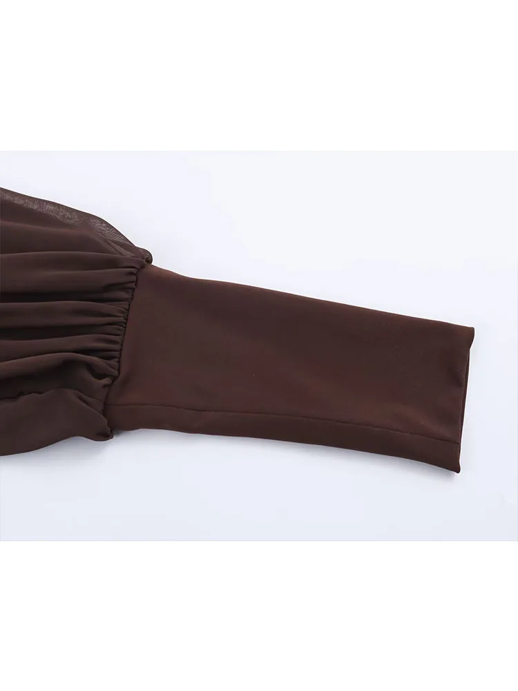 HH Mulheres Verão Patchwork Vestido Curto Moda Backless Mangas Compridas Gravata Borboleta Decoração Vestido Casual Feminino Sexy Vestido de Festa