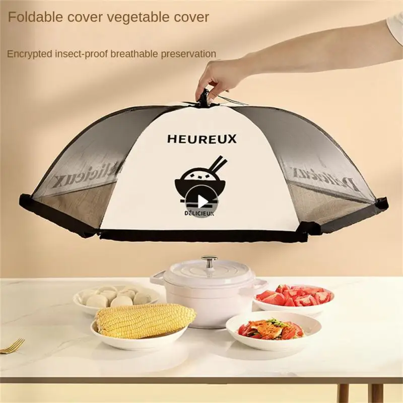 Dust Cover Suspendable Washable Household Summer Universal Cover Food Hood Breathable Portable Widening Kitchen Umbrella Net