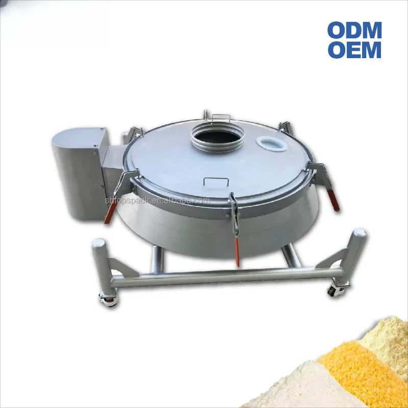 Eggshell powder, calcium carbonate powder, wheat flour vibrating screen extension stainless steel