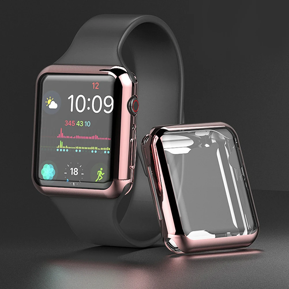 

Tpu Series Watch Full Cover Watch 4 Protector 40Mm 4 40Mm Tpu Protector Full Coverage Rose Gold Durable