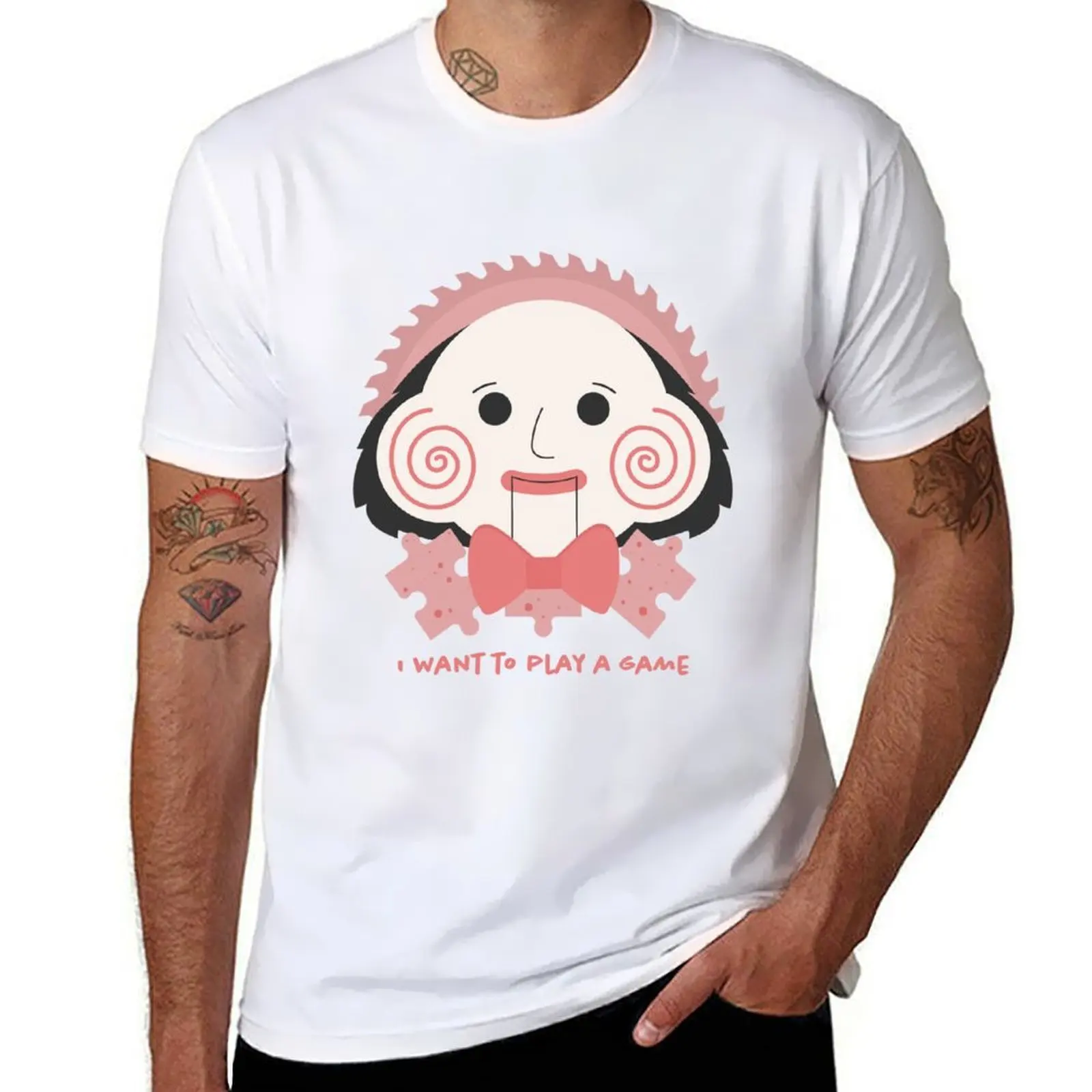 

Billy the Puppet from Saw T-Shirt t shirt men 100% cotton luxury brand t shirt for man T-Shirt