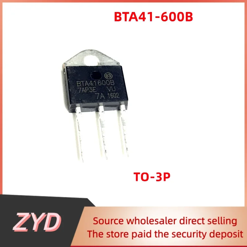 ZYD 50Pcs/Lot Original Triacs 40 Amp 600 Volt TO-3P IC BTA41-600B BTA41600B BTA41 BTA41-600B