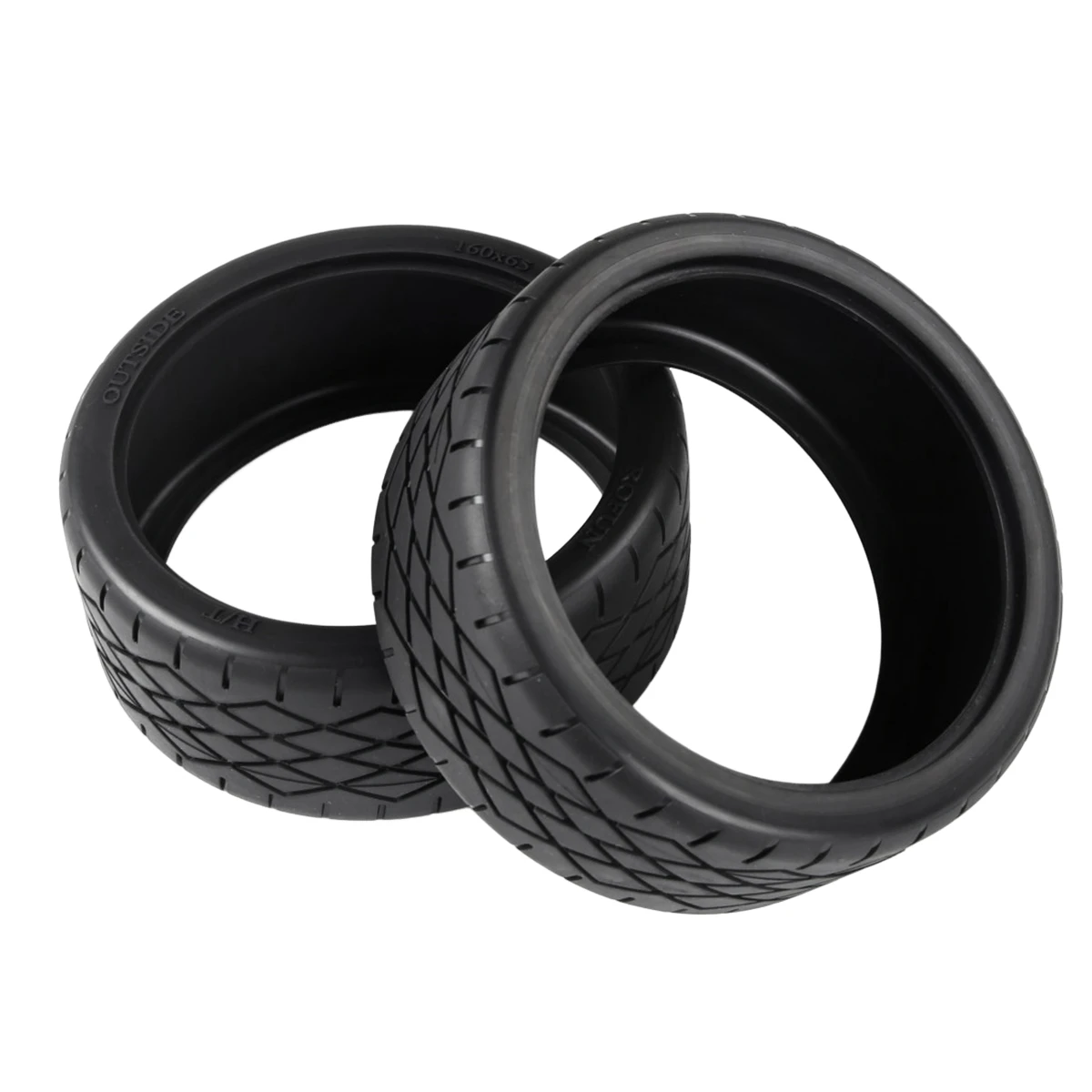 2PCS Tyre Parts Tires Skin Set for 1/5 Scale Rovan F5 MCD XS-5 Rc Car Parts