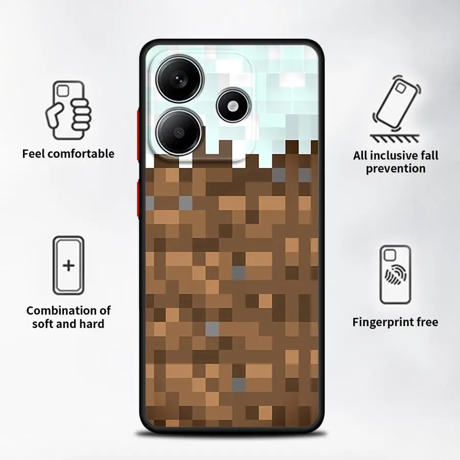 ソフトシェル電話ケース Redmi 10 12C A4 13C K40 Pro A1 A2 Plus 9 14C Max Mini 光沢のあるクール