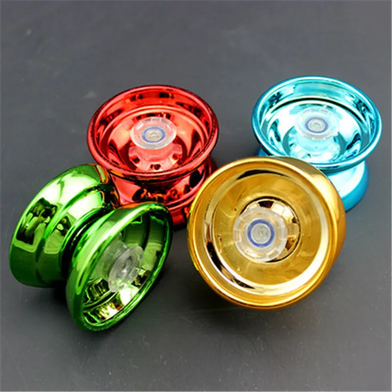 4 Colors Magic YoYo Professional Aluminum Boy toys High Speed Bearings Special Props Metal Yoyo Adult Interesting Toy Gift 1Pc