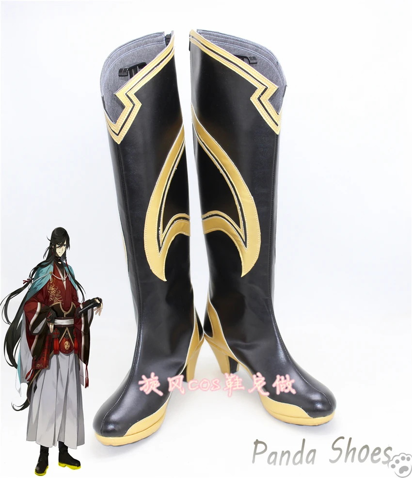 Game The Sword Dance Izuminokami Kanesada Cosplay Shoes Anime Cos Comic Cosplay Costume Prop Shoes for Con Halloween Party