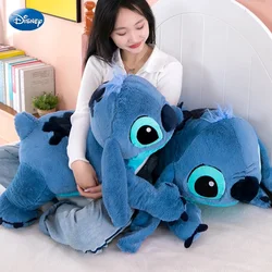 60/80cm Large Disney Lilo & Stitch Series Cartoon Kawaii Plush Doll Toys Soft Stuffed Throw Pillow Back Cushion Kids Xmas Gifts