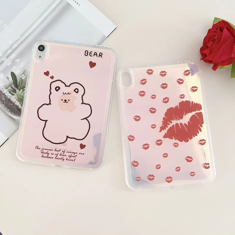 2026New model compatible with Appleipad5Tablet Protective Cover10Laser Color Paintingpro11Apple White Universe