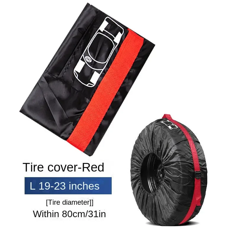 1PCS Tire Cover Case Car Spare Tire Cover Storage Bags Carry Tote Polyester Tire For Cars Wheel Covers 13-18inch 19-23inch 2026