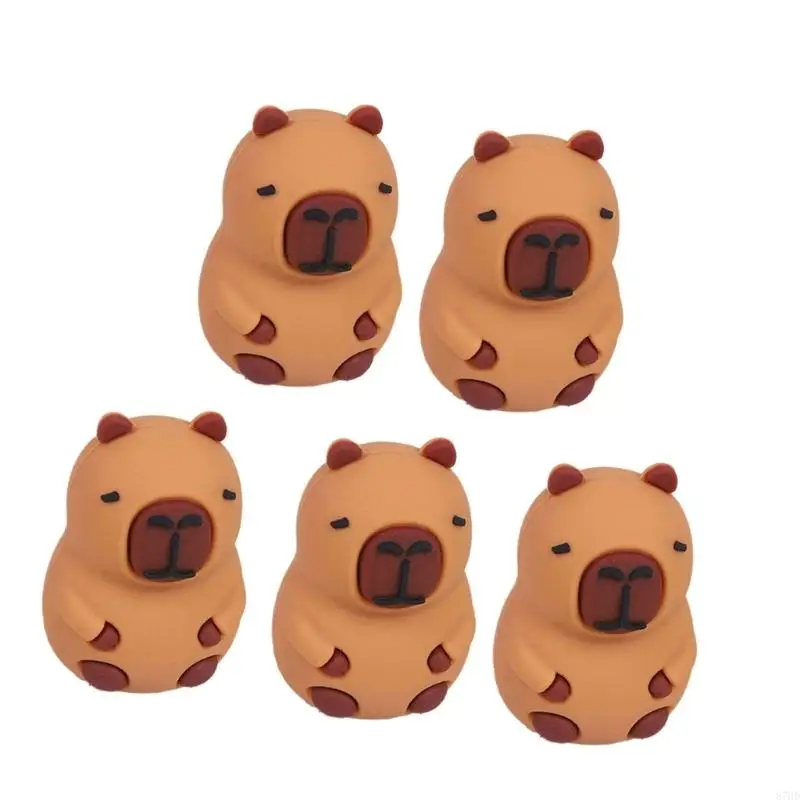 

87HD Set Of 5 Cartoon Pencil Sharpener Single Hole Sharpener Small Pocket Pencil Sharpener for Student Children Game Reward