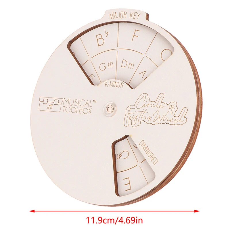 Circle Of Fifths Wheel Wood Chord Tools Circle Wheel Expand Your Playing Ability Song Writing And Music Exploration Must Have