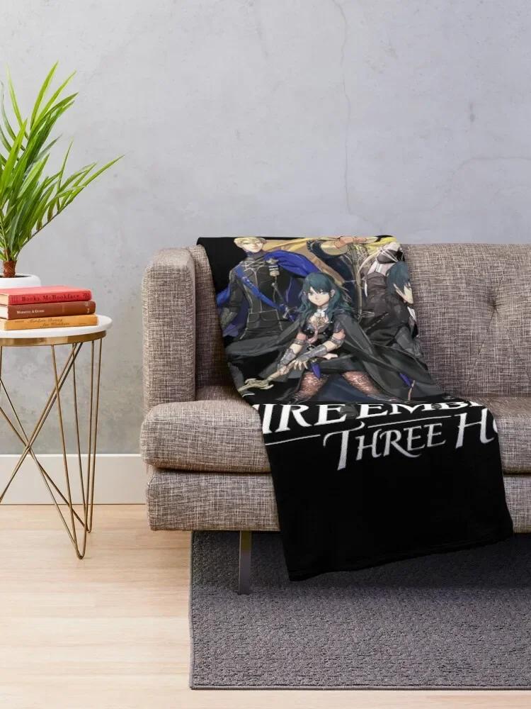 Fire Emblem?: Three Houses - House Leaders and Byleth (Male + Female) Throw Blanket warm winter Thin Heavy manga Blankets