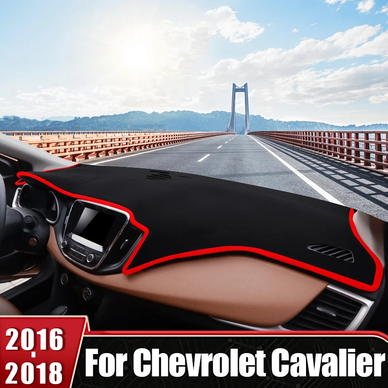 

For Chevrolet Cavalier 2016 2017 2018 Car Dashboard Cover Avoid Light Mat Non-Slip Pad Instrument Carpet Protector Accessories