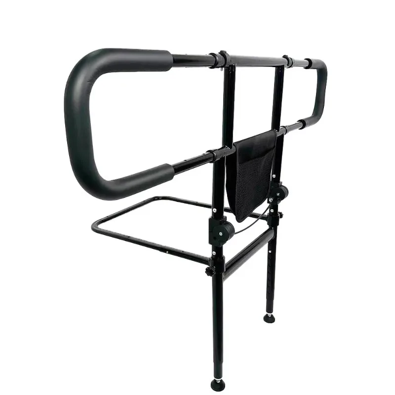 مقبض السكك الحديدية المساعدة للسرير الطبي القابل للتعديل، درابزين بجانب السرير، قضبان السرير لكبار السن والكبار