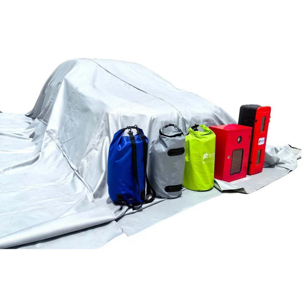 Manta contra incendios de emergencia para coche, nuevo diseño de fábrica de China, 20 pies X 26 pies, extintor, incendios para vehículos, manta contra incendios para coche eléctrico