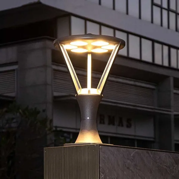 Wholesale lamp holder only provides lamp customization Electric garden street light effect One-stop design Outdoor lighting